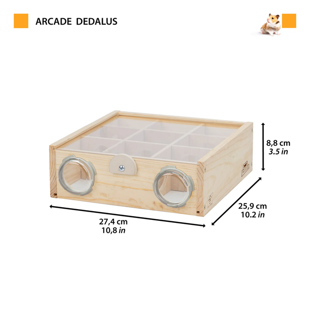 Лабиринт для хомяков Ferplast Arcade Dedalus 27.4х25.9х8.8 см (84660000) - Фото 2 Лабиринт для хомяков Ferplast Arcade Dedalus 27.4х25.9х8.8 см (84660000) - изображение 2
