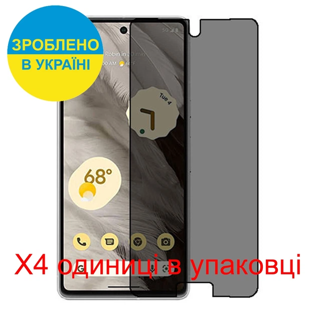 Защитная пленка Скрин Мобайл Google Pixel 7 приватной гидроджилевой силиконовый 4 шт - Фото 2 Защитная пленка Скрин Мобайл Google Pixel 7 приватной гидроджилевой силиконовый 4 шт - изображение 2