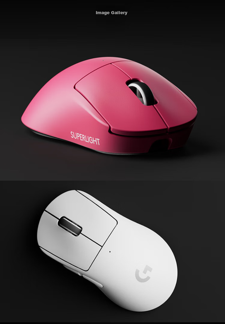 Миша Logitech G Pro X Superlight 2 Dex Wireless/USB Pink - Фото 11 Миша Logitech G Pro X Superlight 2 Dex Wireless/USB Pink - зображення 11