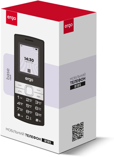Мобильный телефон ERGO B185 DualSim Red (7221436) - изображение 6