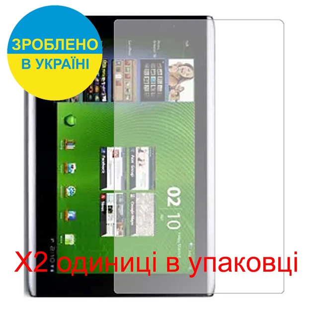 Защитная пленка Скрин Мобайл Acer Iconia Tab A500 прозрачный гидроджилевой силиконовый 2 шт - Фото 2 Защитная пленка Скрин Мобайл Acer Iconia Tab A500 прозрачный гидроджилевой силиконовый 2 шт - изображение 2