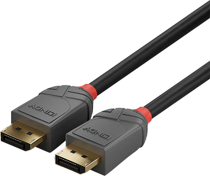 Kabel Lindy Anthra DisplayPort 1.2 7.5 m Black (4002888364850) - Zdjęcie 5 Kabel Lindy Anthra DisplayPort 1.2 7.5 m Black (4002888364850) - obraz 5
