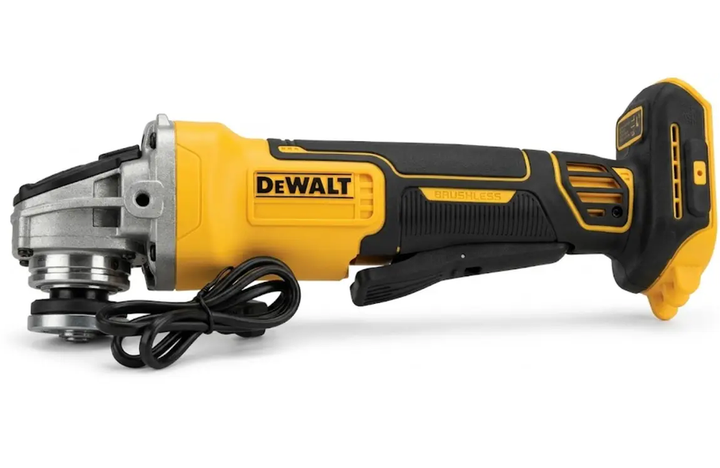 Аккумуляторная болгарка DeWalt 24 В угловая шлифмашина бесщеточная диск 125 мм УШМ 7000 об/мин батарея 5 А·ч электронная регулировка для резки металла шлифования зачистки 2 АКБ кейс - изображение 6