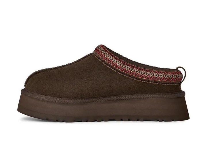 Жіночі уггі UGG Tazz Slipper Platform Dusted Cacao 36 Шоколад - Фото 5 Жіночі уггі UGG Tazz Slipper Platform Dusted Cacao 36 Шоколад - зображення 5