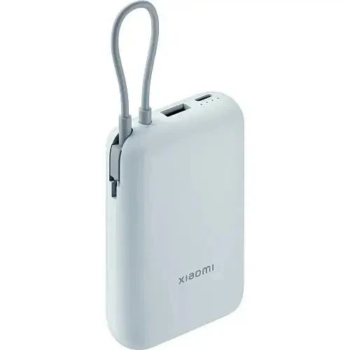 Портативна батарея Xiaomi Power Bank 10000mAh 22.5W (Integrated Cable) BHR9072GL Beige - Фото 2 Портативна батарея Xiaomi Power Bank 10000mAh 22.5W (Integrated Cable) BHR9072GL Beige - зображення 2
