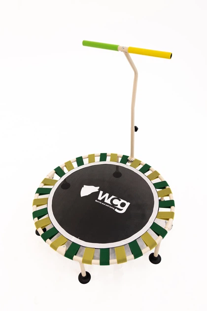 Детский комнатный батут с ручкой WCG SteadyJump 90 см (на липучках) - изображение 3