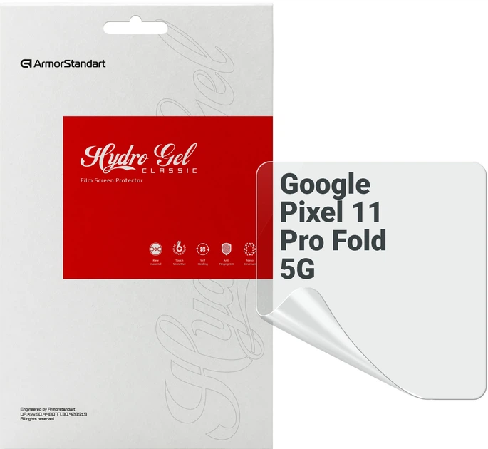 Гидрогелевая пленка на основной дисплей смартфона ArmorStandart Google Pixel 11 Pro Fold 5G (ARM94084) - Фото 1 Гидрогелевая пленка на основной дисплей смартфона ArmorStandart Google Pixel 11 Pro Fold 5G (ARM94084) - изображение 1