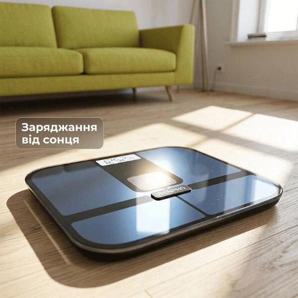 Весы напольные RENPHO Elis Solar 2 Smart Body Scale, Черный - 773819 - изображение 6