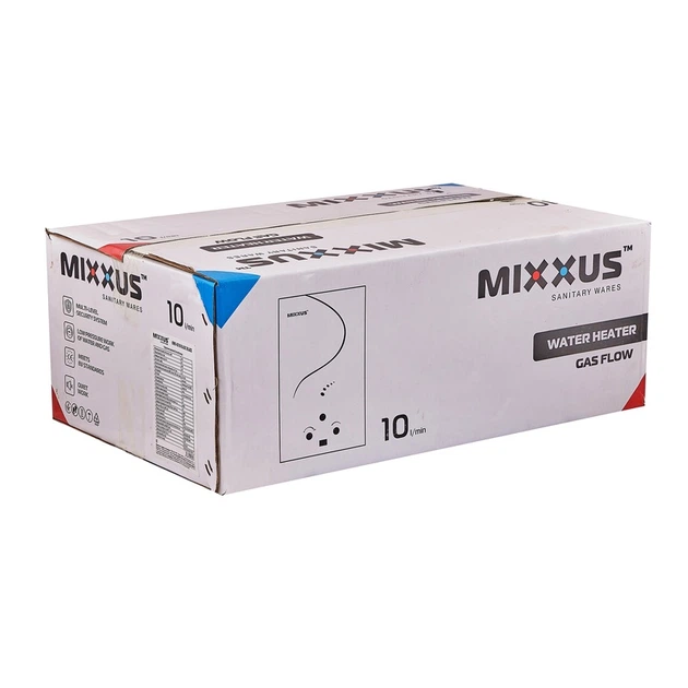 Газовая колонка MIXXUS GWH-0110 BASIC BLACK димоходная 10 л/мин (цвет чёрный) - Фото 4 Газовая колонка MIXXUS GWH-0110 BASIC BLACK димоходная 10 л/мин (цвет чёрный) - изображение 4