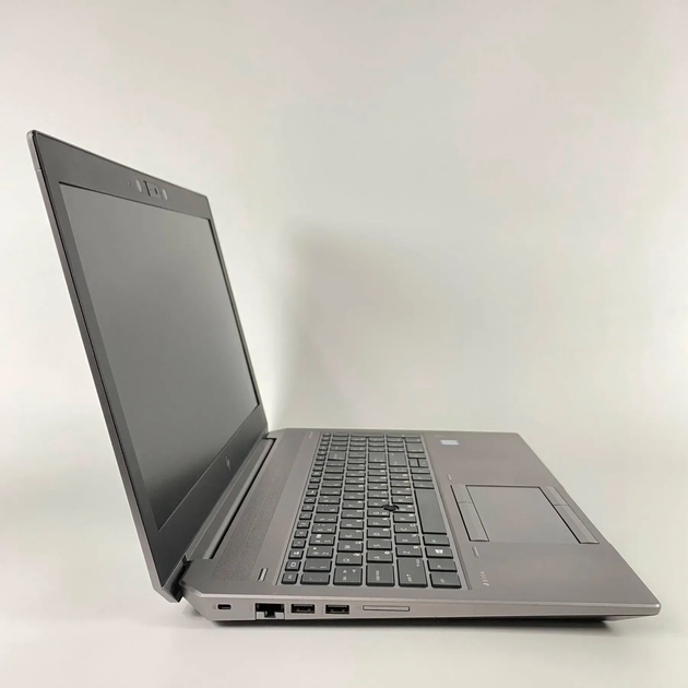 Мобильная рабочая станция Б-класс HP zBook 15 G6 / 15.6" (1920x1080) IPS / Intel Core i7-9750H (6 (12) ядер по 2.6 - 4.5 GHz) / 32 GB DDR4 / 512 GB SSD / nVidia Quadro T2000, 4 GB GDDR5, 128-bit / Fingerprint / WebCam / HDMI б/у + Подарок Мышь / USB - изображение 4