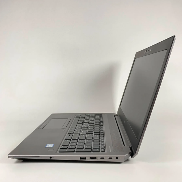 Мобильная рабочая станция Б-класс HP zBook 15 G6 / 15.6" (1920x1080) IPS / Intel Core i7-9750H (6 (12) ядер по 2.6 - 4.5 GHz) / 32 GB DDR4 / 512 GB SSD / nVidia Quadro T2000, 4 GB GDDR5, 128-bit / Fingerprint / WebCam / HDMI б/у + Подарок Мышь / USB - изображение 5