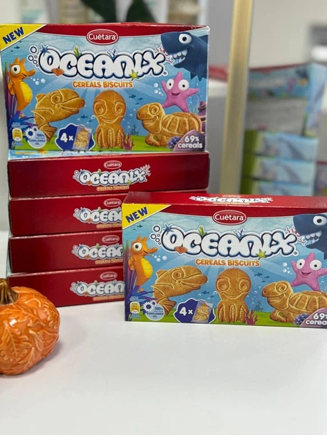 Печиво Cuétara Oceanix Cereals Biscuits 110 г - Фото 3 Печиво Cuétara Oceanix Cereals Biscuits 110 г - изображение 3