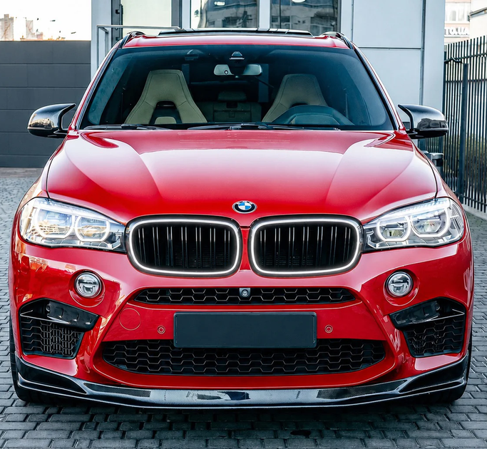 Ноздри решетка радиатора M-Look LED чёрный глянец для BMW X6 F16 2014-2019 гг - изображение 2