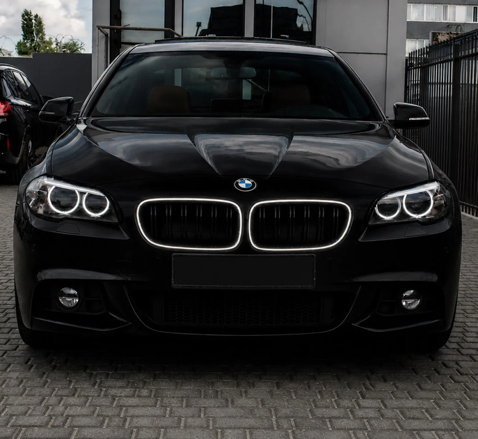 Ноздри решетка радиатора M-Look LED (чёрный глянец) для BMW 5 серия F10/F11 2010–2016 гг - Фото 2 Ноздри решетка радиатора M-Look LED (чёрный глянец) для BMW 5 серия F10/F11 2010–2016 гг - изображение 2