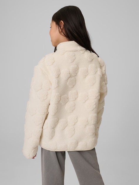Куртка для дівчаток 4F regular sherpa fleece 128 Бежевий 4FJWAW26TFLEF494-11S - Фото 3 Куртка для дівчаток 4F regular sherpa fleece 128 Бежевий 4FJWAW26TFLEF494-11S - зображення 3
