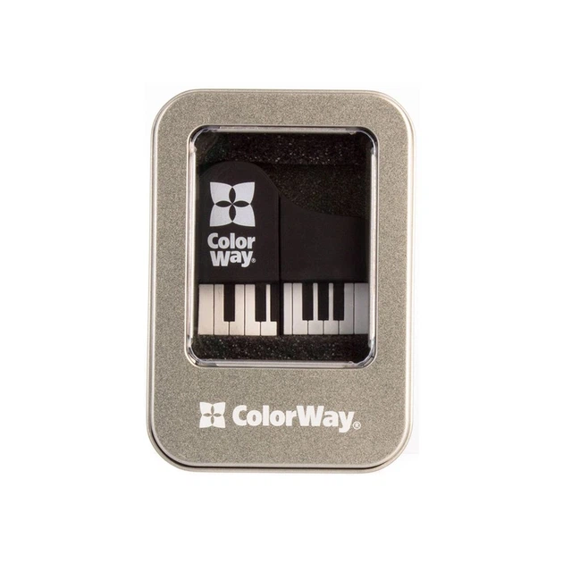 USB флеш накопичувач ColorWay Piano 32 GB 3.0 Black (CW-USBPO32) - Фото 9 USB флеш накопичувач ColorWay Piano 32 GB 3.0 Black (CW-USBPO32) - зображення 9