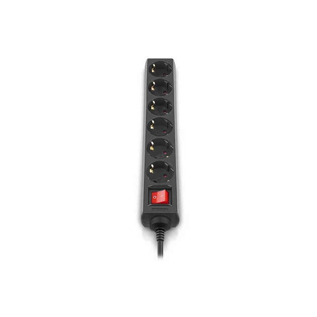 Сетевой фильтр питания REAL-EL RS-6 Protect M 1.8m, black (EL122300032) - изображение 3
