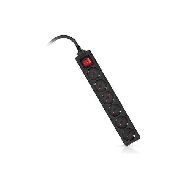 Сетевой фильтр питания REAL-EL RS-6 Protect M 1.8m, black (EL122300032) - изображение 10