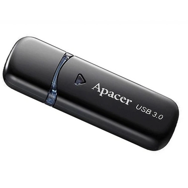USB флеш накопитель Apacer 64GB AH355 Black USB 3.0 (AP64GAH355B-1) - изображение 2