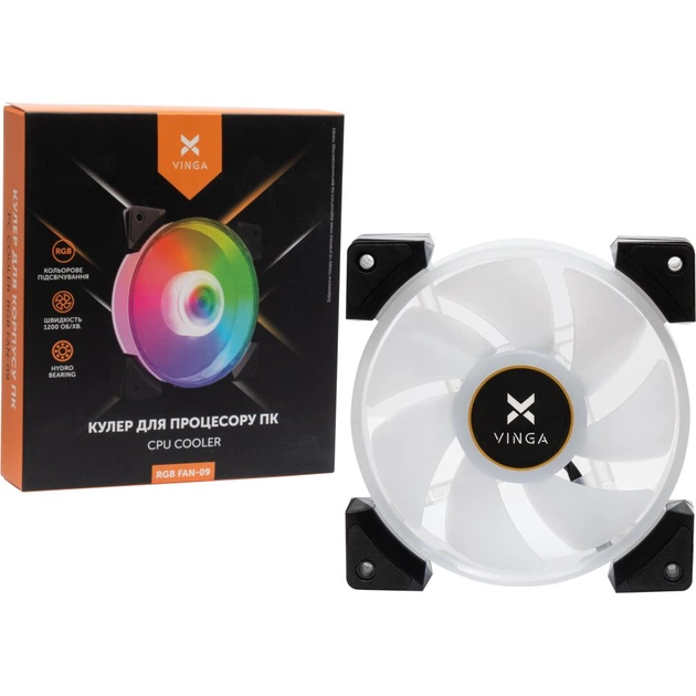 Кулер для корпуса Vinga (RGB fan-09) - изображение 2