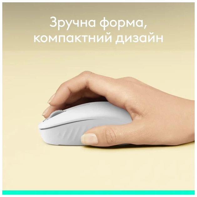 Мишка Logitech M196 Bluetooth Off-White (910-007460) - Фото 7 Мишка Logitech M196 Bluetooth Off-White (910-007460) - зображення 7