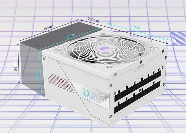 Блок питания Gigabyte 1000W (GP-AE1000PM PG5 ICE) - изображение 8