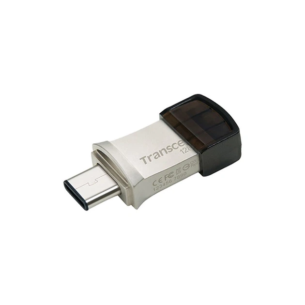 USB флеш накопитель Transcend 128GB JetFlash 890 Silver USB 3.1/Type-C (TS128GJF890S) - изображение 2