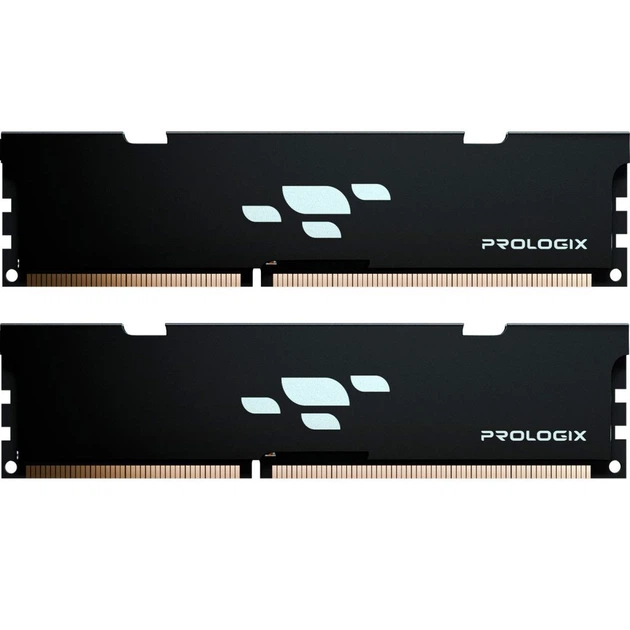 Модуль пам'яті для комп'ютера DDR5 32GB (2x16GB) 5600 MHz Black Prologix (PRO32GB5600B5K) - Фото 1 Модуль пам'яті для комп'ютера DDR5 32GB (2x16GB) 5600 MHz Black Prologix (PRO32GB5600B5K) - зображення 1