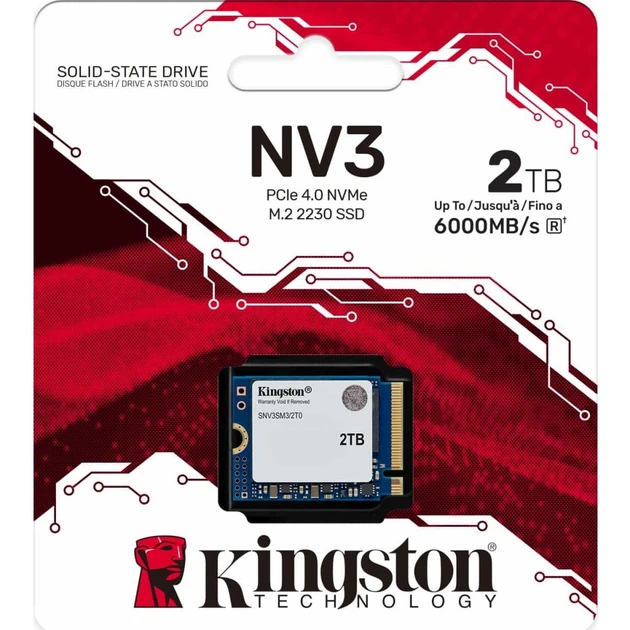 Накопичувач SSD M.2 2230 2TB NV3 Kingston (SNV3SM3/2T0) - зображення 3
