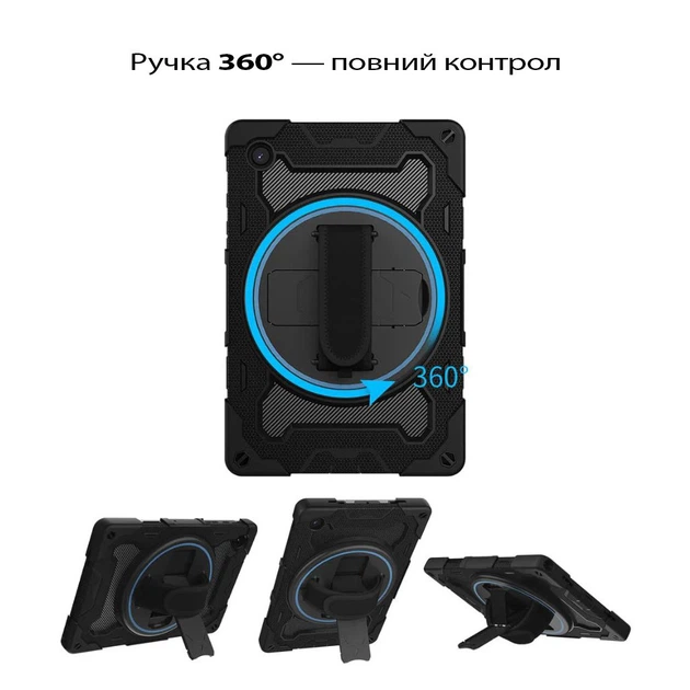 Чехол для планшета BeCover Horizontal handle Samsung Galaxy Tab A11 Plus SM-X236B 11.0" Black (713941) - изображение 3
