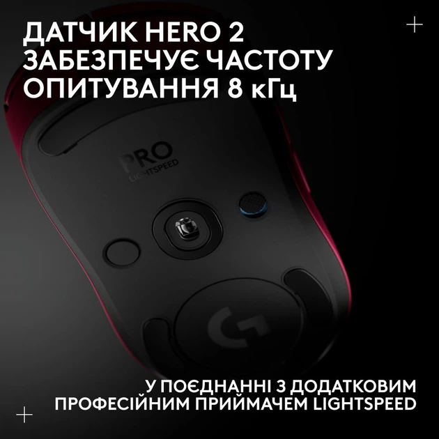 Мышка Logitech G Pro 2 Lightspeed Wireless Magenta (910-007309) - изображение 8