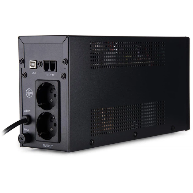 Пристрій безперебійного живлення Vinga LED 800VA metal case with USB (VPE-800MU) - зображення 4
