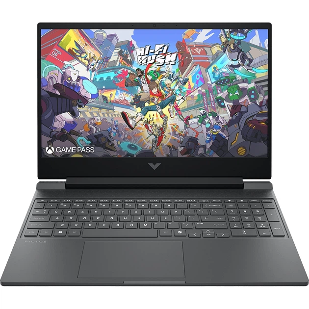 Ігровий ноутбук HP Victus 15-fb3076nn, AMD Ryzen AI 5 340 до 4.8 ГГц, 15.6-дюймовий Full HD, 16 ГБ, SSD 512 ГБ, NVIDIA GeForce RTX 5050 8 ГБ, Free DOS - Фото 1 Ігровий ноутбук HP Victus 15-fb3076nn, AMD Ryzen AI 5 340 до 4.8 ГГц, 15.6-дюймовий Full HD, 16 ГБ, SSD 512 ГБ, NVIDIA GeForce RTX 5050 8 ГБ, Free DOS - зображення 1