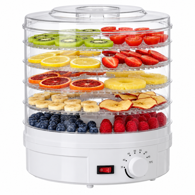 Сушилка для овощей и фруктов MAXTOP MP-5077 1000 Вт на 5 ярусов - изображение 2