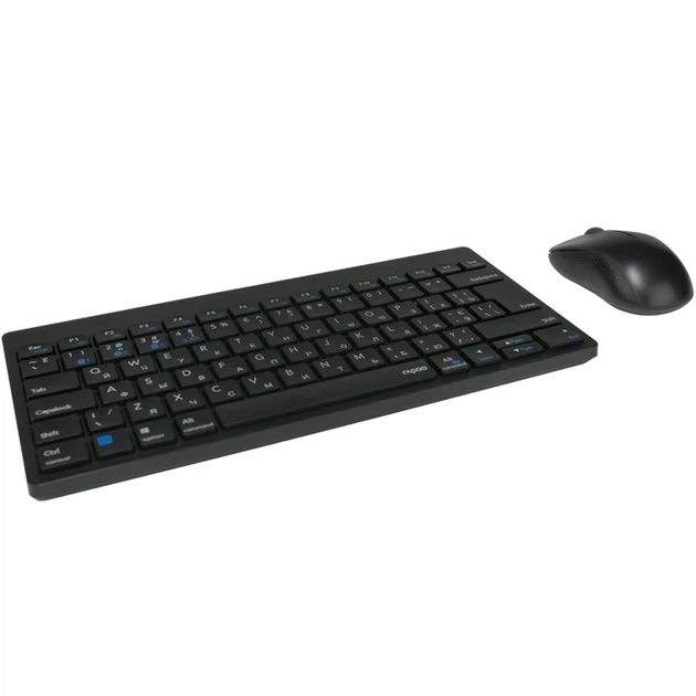 Bluetooth Клавіатура Rapoo 8000M black+ миша UA - изображение 3