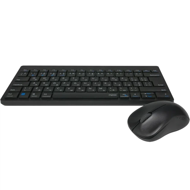 Bluetooth Клавіатура Rapoo 8000M black+ миша UA - изображение 4