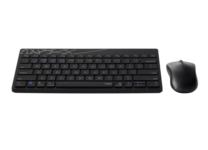 Bluetooth Клавіатура Rapoo 8000M black+ миша UA - изображение 5