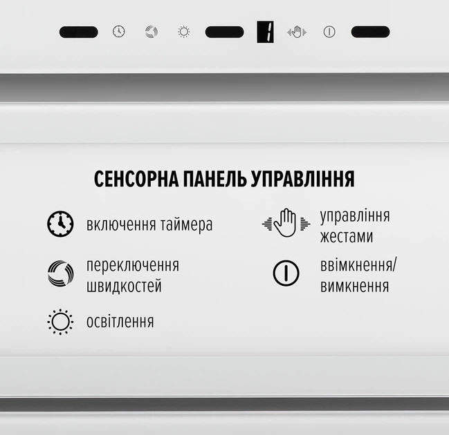 Вытяжка PERFELLI DESIGN VISION 6 BIANCO SILENZIO - изображение 4