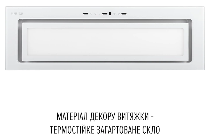 Витяжка PERFELLI DESIGN VISION 9 BIANCO SILENZIO - зображення 6