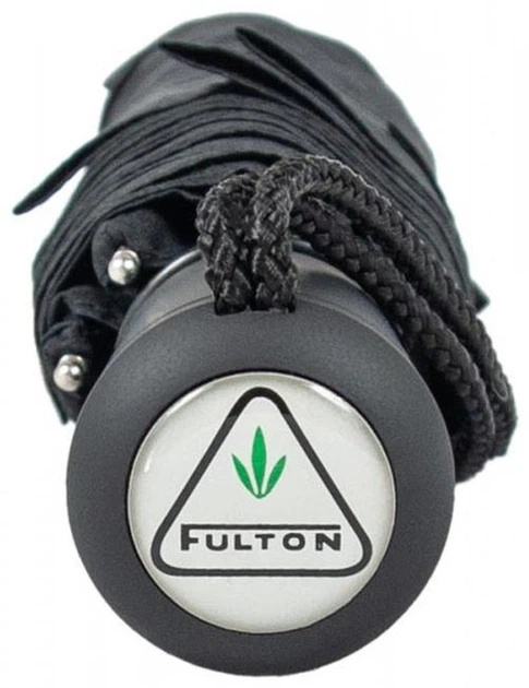 Зонт складной автоматический Fulton Open & Close-3 черный усиленный унисекс 61600 - изображение 2