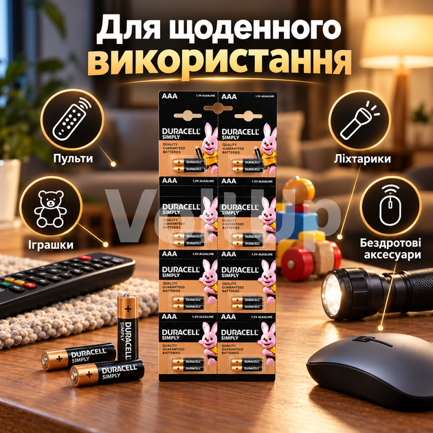 Батарейки щелочные Duracell AAA MN2400 LR03 1.5 В набор 120 шт для бытовой электроники - изображение 5