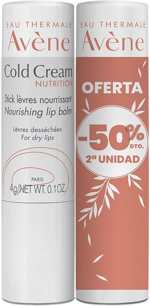 Balsam do ust Avene Cold Cream do skóry suchej i bardzo suchej 2 x 4 g (3282779317641) - Zdjęcie 1 Balsam do ust Avene Cold Cream do skóry suchej i bardzo suchej 2 x 4 g (3282779317641) - obraz 1