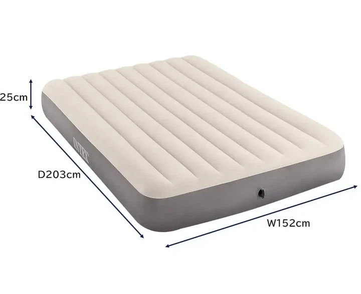 Надувний матрац Intex 64103 двомісний (152 x 203 x 25 см) - Фото 4 Надувний матрац Intex 64103 двомісний (152 x 203 x 25 см) - зображення 4