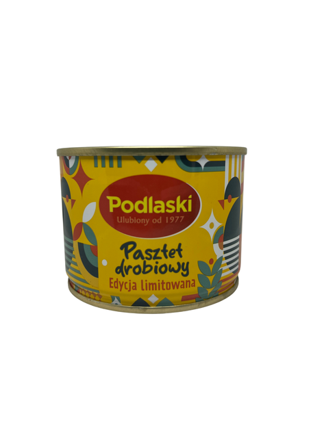 Паштет куриный Podlaski ж/б 195 г (MKP0869) - Фото 1 Паштет куриный Podlaski ж/б 195 г (MKP0869) - изображение 1