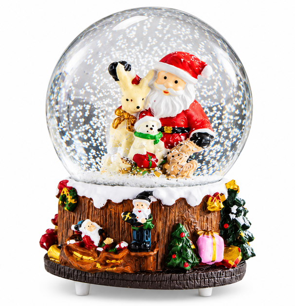 Музична снігова куля LIVARNO home «We Wish You a Merry Christmas», скло, 10,7 × 14 см - Фото 1 Музична снігова куля LIVARNO home «We Wish You a Merry Christmas», скло, 10,7 × 14 см - зображення 1