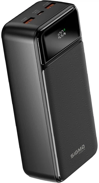 Повербанк Sigma mobile 30000 мА·год QC 22.5 Вт + PD 20 Вт Чорний (SI30A4QL) - зображення 5