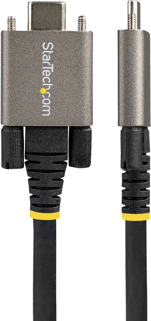 Kabel StarTech USB Type-C - Type-C M/M 10 Gbit/s 1 m Black (USB31CCSLKV1M) - obraz 2