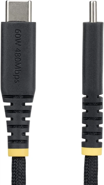 Kabel StarTech USB Type-C - Type-C M/M 1 m Black (USB2CC1MNCBR) - Zdjęcie 2 Kabel StarTech USB Type-C - Type-C M/M 1 m Black (USB2CC1MNCBR) - obraz 2