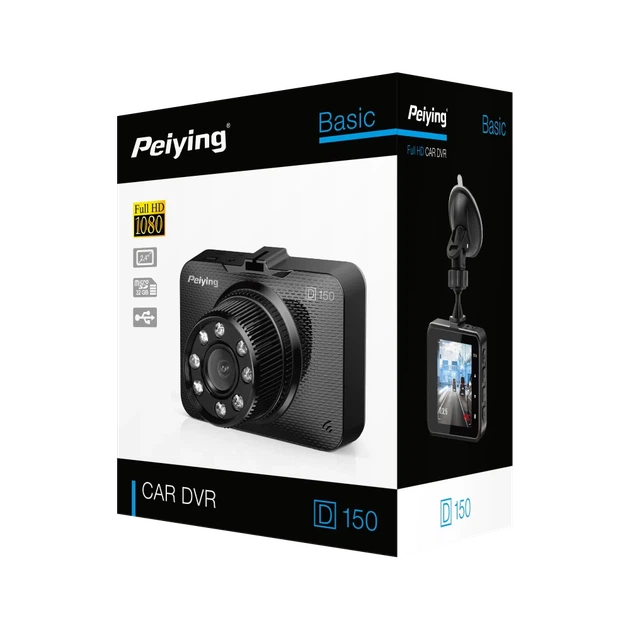 Регистратор автомобильный Peiying Basic D150 (PY-DVR005) - Фото 5 Регистратор автомобильный Peiying Basic D150 (PY-DVR005) - изображение 5