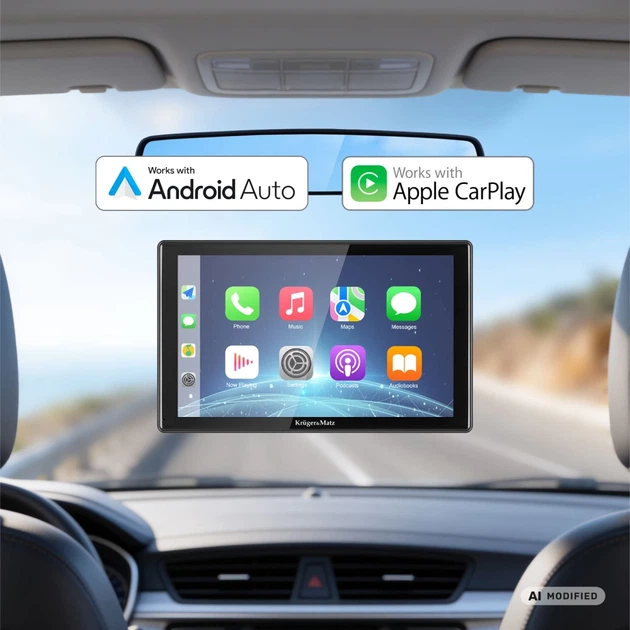 Мультимедийная станция 9" Android Auto Apple CarPlay с DVR и камерой заднего вида Krüger&Matz KM2022 (5901890132121) - изображение 11